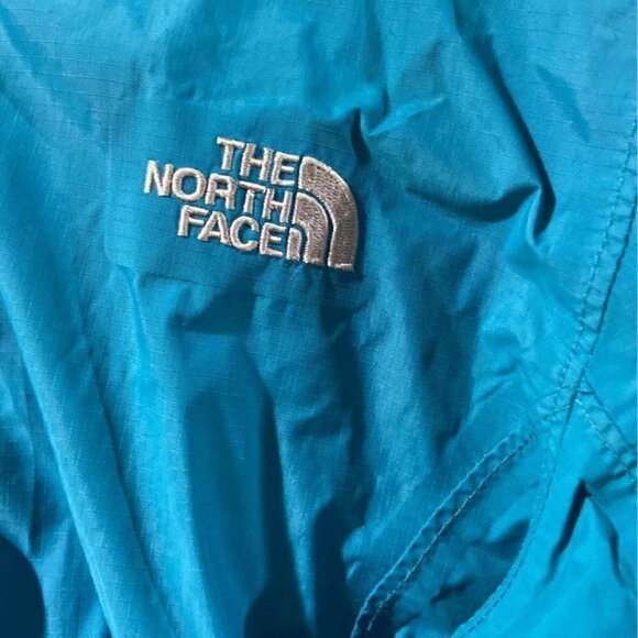 The North Face HyVent Windbreaker Waterproof Blue Jacket Women's Size Small - Picture 7 of 7